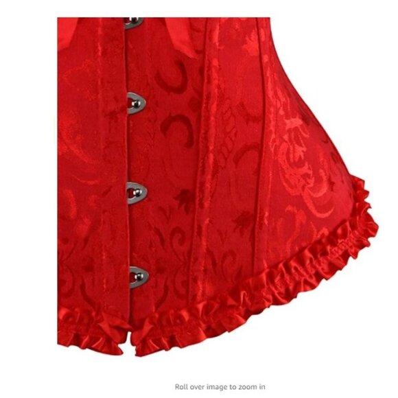 Women's Punk Style Corset Bustier Body shaper Top Retro vintage Style - Picture 5 of 6